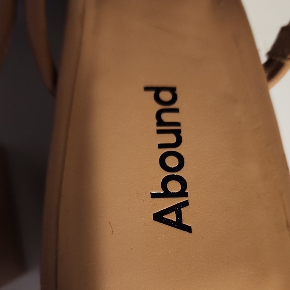 Abound Tan Strappy Heels with Square Toe - Picture 2 of 6